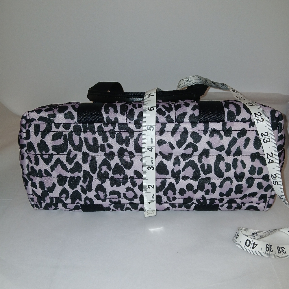 Sold Kate Spade Camden Quilted Nylon Satchel Tote Leopard - Picture 12 of 14